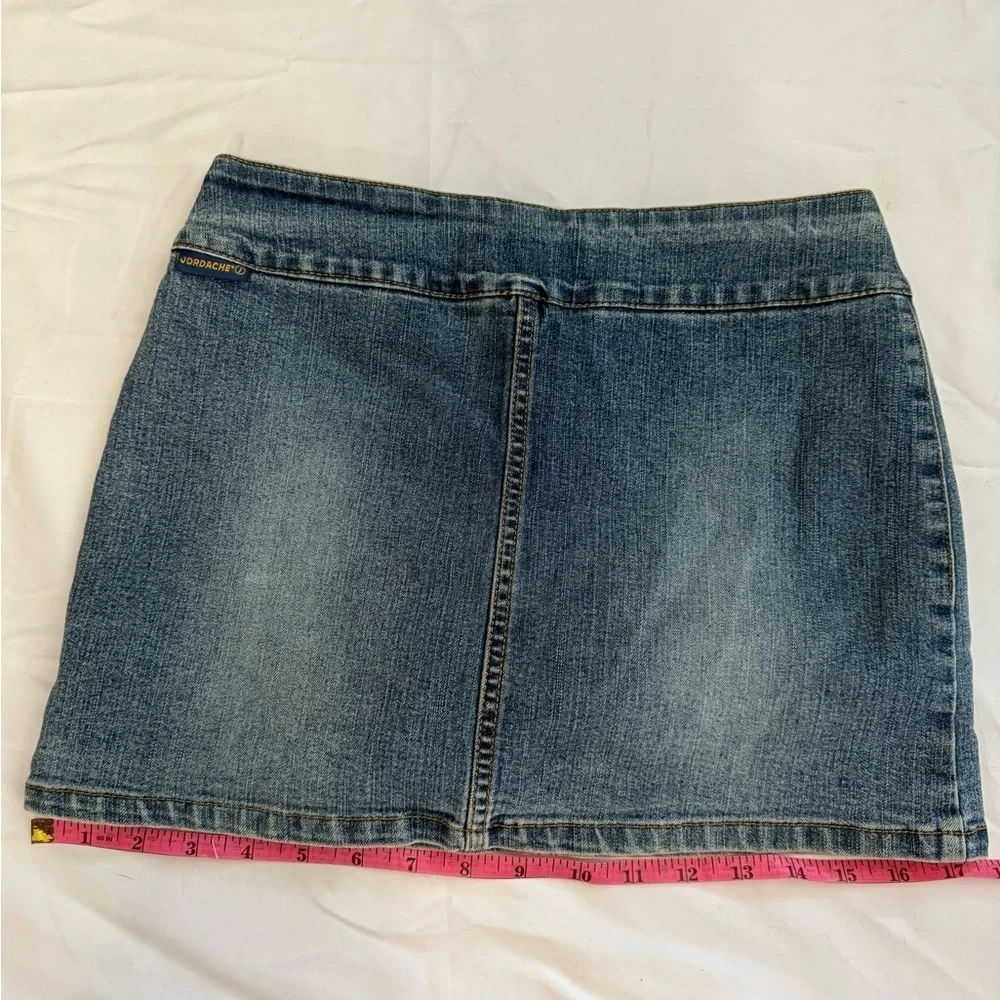 💙 Jordache Denim Mini Skirt – Size 3/4 – Y2K Icon Energy 💙 - Picture 6 of 8